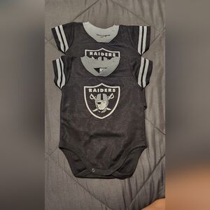 Raiders baby onesie